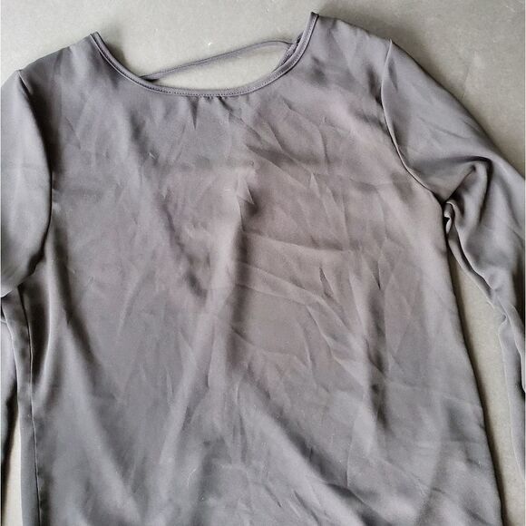 Anthropologie Black Flowy Blouse - Picture 3 of 8